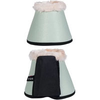 Produktbild von HKM Comfort Premium Fur Hufglocken Gamaschen Plüsch Grün XXL