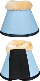HKM Comfort Premium Fur Hufglocken mit Fell in Blau Größe XL – Bild 1 von 1