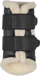 HKM Comfort Premium Fur II Geschlossene Gamaschen für Shetty Pferde aus Kunstleder Schwarz – Bild 1 von 1