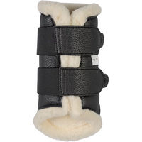 Produktbild von HKM Comfort Premium Fur II Geschlossene Gamaschen für Shetty Pferde aus Kunstleder Schwarz