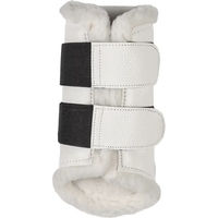 Produktbild von HKM Comfort Premium Fur II Geschlossene Gamaschen für Shetty Pferde aus Kunstleder Weiß