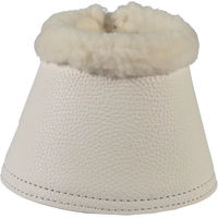 Produktbild von HKM Comfort Premium Fur II Hufglocken aus Kunstleder in Weiß Größe L