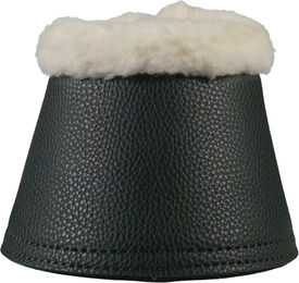 HKM Comfort Premium Fur II Hufglocken aus Kunstleder Schwarz Größe L – Bild 1 von 1