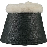 Produktbild von HKM Comfort Premium Fur II Hufglocken aus Kunstleder Schwarz Größe S
