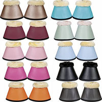 Produktbild von HKM Comfort Premium Hufglocken aus Plüsch Hellgrün XL