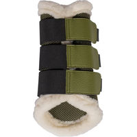 Produktbild von HKM Comfort Premium Mesh Gamaschen für Pferde aus Kunstleder in Grün Größe S