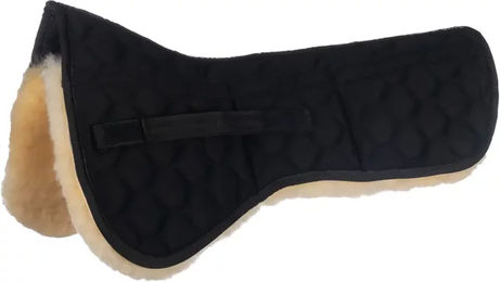 HKM Comfort Sattelunterlage aus Lammwolle für Pferde in Beige oder Schwarz – Bild 1 von 1