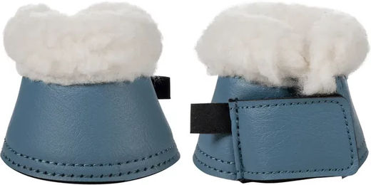 HKM Comfort Shetty Gamaschen aus Kunstleder in Blau – Bild 1 von 2