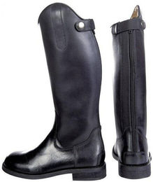HKM Córdoba Reitstiefel für Kinder aus Leder in Schwarz wasserdicht – Bild 1 von 3