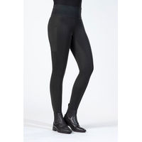 Produktbild von HKM Cosy Style Reitleggings für Damen und Kinder mit Silikon Vollbesatz Winter Reithose Schwarz