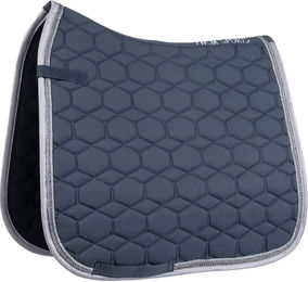 HKM Crystal Fashion Dressur Schabracke für Ponys in Grau und Blau – Bild 1 von 1