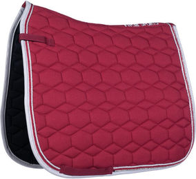HKM Crystal Fashion Schabracke mit Doppelkordel Weinrot Pony – Bild 1 von 1