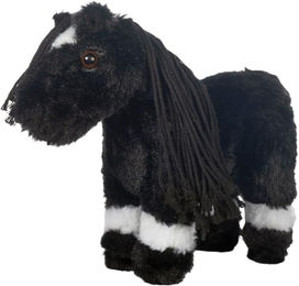 HKM Cuddle Pony Kuscheltier Fohlen Schwarz One Size – Bild 1 von 3