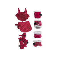Produktbild von HKM Cuddle Pony Reitset Rot Einheitsgröße