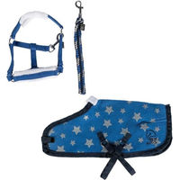 Produktbild von HKM Cuddle Pony Starset Hobby Horsing Blau mit Sternenmuster