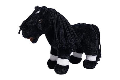 HKM Cuddle Pony Stofftier Pony Puppe Schwarz One Size – Bild 1 von 4