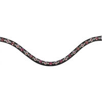 Produktbild von HKM Daisy Frontal Trense aus Leder in Bunt für Vollblut