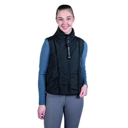 HKM Dakota 2 in 1 Steppmantel mit Weste für Damen Schwarz wasserabweisend – Bild 1 von 6