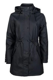 HKM Dallas Reitjacke Damen Winter wasserdicht aus Polyester in Schwarz oder Lila Größe S – Bild 1 von 3