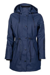 HKM Dallas Reitjacke für Damen, Blau, XL, wasserdicht, Winterjacke aus Polyester – Bild 1 von 2