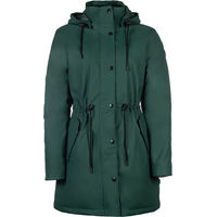 Produktbild von HKM Dallas Reitjacke für Damen mit Kapuze wasserdicht und Fleece gefüttert in Grün Größe S