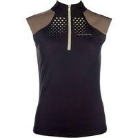 Produktbild von HKM Damen Amalfi T-Shirt Schwarz/Taupe Größe S