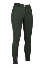 HKM Damen Ari Reithose mit Silikon-Kniebesatz in Grün Größe 36 – Bild 1 von 2