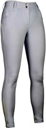 HKM Damen Ari Reithose mit Silikon-Kniebesatz Weiß Größe 36 – Bild 1 von 1