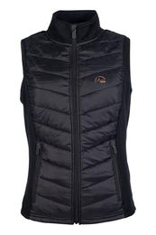 HKM Damen Basel Style Nylonweste Schwarz/Rosegold XS – Bild 1 von 3