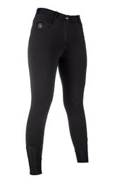 HKM Damen Comfort Style Heizreithose mit Silikon-Vollbesatz in Schwarz Grösse 36 – Bild 1 von 7