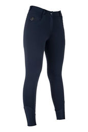 HKM Damen Comfort Style Heizreithose mit Silikon-Vollbesatz Winter Blau Größe 42 – Bild 1 von 7