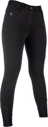 HKM Damen Comfort Style Silikon-Vollbesatz Heizreithose für den Winter, Schwarz, Größe 44 – Bild 1 von 5
