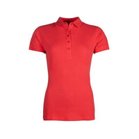 Produktbild von HKM Damen Elisa Reitshirt aus Naturmaterial Rot XXL