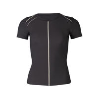 Produktbild von HKM Damen Funktionsshirt Kurzarm Limone Schwarz