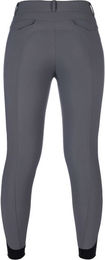 HKM Damen Heizreithose Keep Warm Style mit Silikon-Vollbesatz und Fleece-Futter, Grau, Größe 40 – Bild 1 von 4
