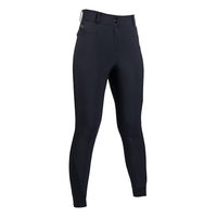 Produktbild von HKM Damen Heizreithose Keep Warm Style mit Silikon-Vollbesatz und Fleece-Futter Schwarz Größe 40