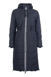 HKM Damen Honey Fleece Mantel mit Powerbank Schwarz Größe S – Bild 1 von 2