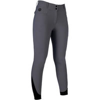 Produktbild von HKM Damen Keep Warm Style Silikon-Vollbesatz Heizreithose Winter Grau Größe 38