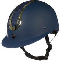 Produktbild von HKM Damen Reithelm Illusion Blau Gold 58-60 cm
