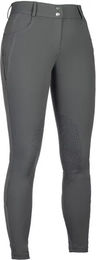 HKM Damen Reithose Ari mit Silikon-Kniebesatz Grau Größe 48 – Bild 1 von 1