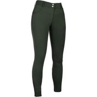 Produktbild von HKM Damen Reithose Ari mit Silikon-Kniebesatz in Grün Größe 44
