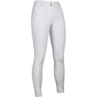 Produktbild von HKM Damen Reithose Ari mit Silikon-Kniebesatz Weiß Größe 38