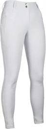 HKM Damen Reithose Ari mit Silikon-Kniebesatz Weiß Größe 42 – Bild 1 von 1