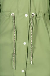 HKM Damen Reitjacke Ohio Winterjacke aus Fleece wasserdicht Grün Größe M – Bild 1 von 5