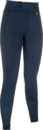 HKM Damen Reitleggings Juna Silikon-Vollbesatz Blau Größe 38W – Bild 1 von 2