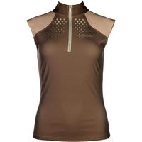 Produktbild von HKM Damen Reitshirt Amalfi in Beige und Braun Größe L