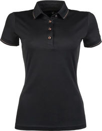 HKM Damen Reitshirt Glamour Style Schwarz Rosegold XL – Bild 1 von 2