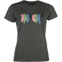 Produktbild von HKM Damen Reitshirt Mirror Grau Größe L