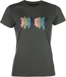 HKM Damen Reitshirt Mirror in Grau oder Schwarz Größe S – Bild 1 von 1