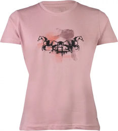 HKM Damen Reitshirt Running Horse aus Naturmaterial in Rosa Größe XXL – Bild 1 von 1
